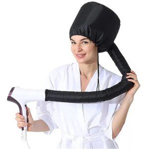 Hair Dryer Bonnet, Soft Hood Hair Drying Adjustable Dryer Cap & Free Bob…